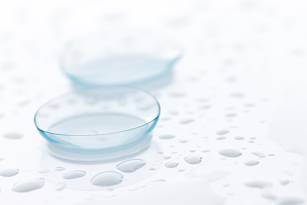 Ortho k-lenses shown in plastic case – Orthokeratology Myopia control – Licensed opticians - Eye health good fitting contact lenses - Boardwalk-Optometry -Dr. Debbie